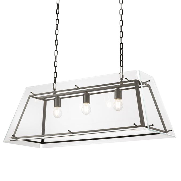 Люстра Chandelier Azure L Bronze Темная бронза Прозрачный (Transparent) в Сочи | Loft Concept 