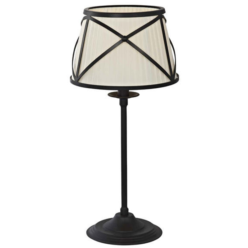 Настольная лампа с абажуром Provence Lampshade Light Brown Table Lamp Бежевый Коричневый в Сочи | Loft Concept 