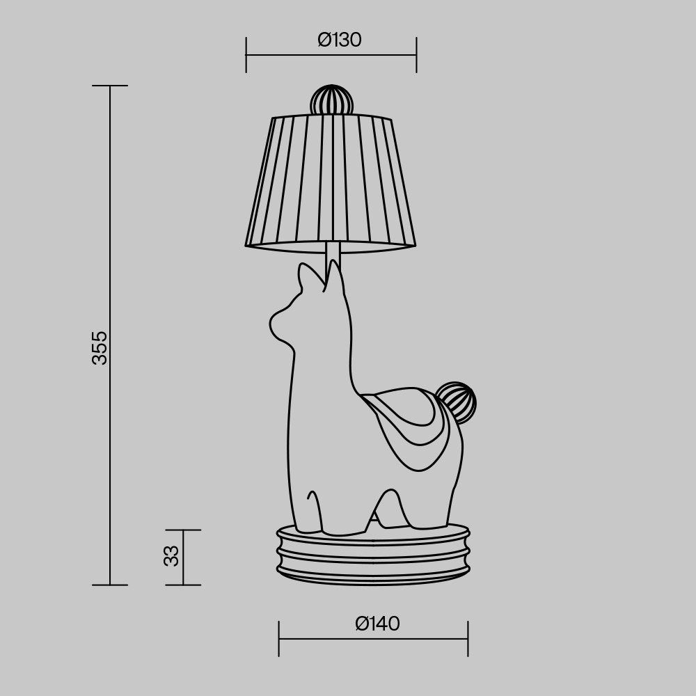 Настольный светильник Senor Alpaca 3000К 7Вт в Сочи