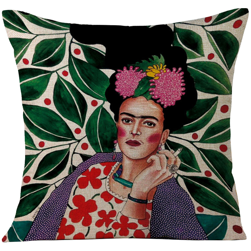 Декоративная подушка Frida Kahlo 13 Мульти в Сочи | Loft Concept 