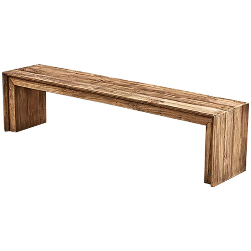 Скамья в стиле лофт Cline Wood Bench Древесина в Сочи | Loft Concept 