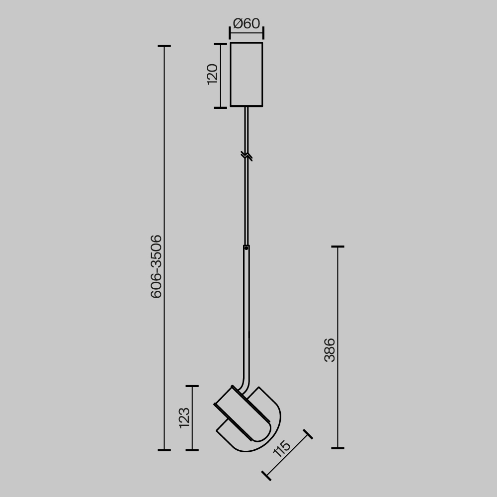 Подвесной светильник в цвете Латунь Levix в Сочи