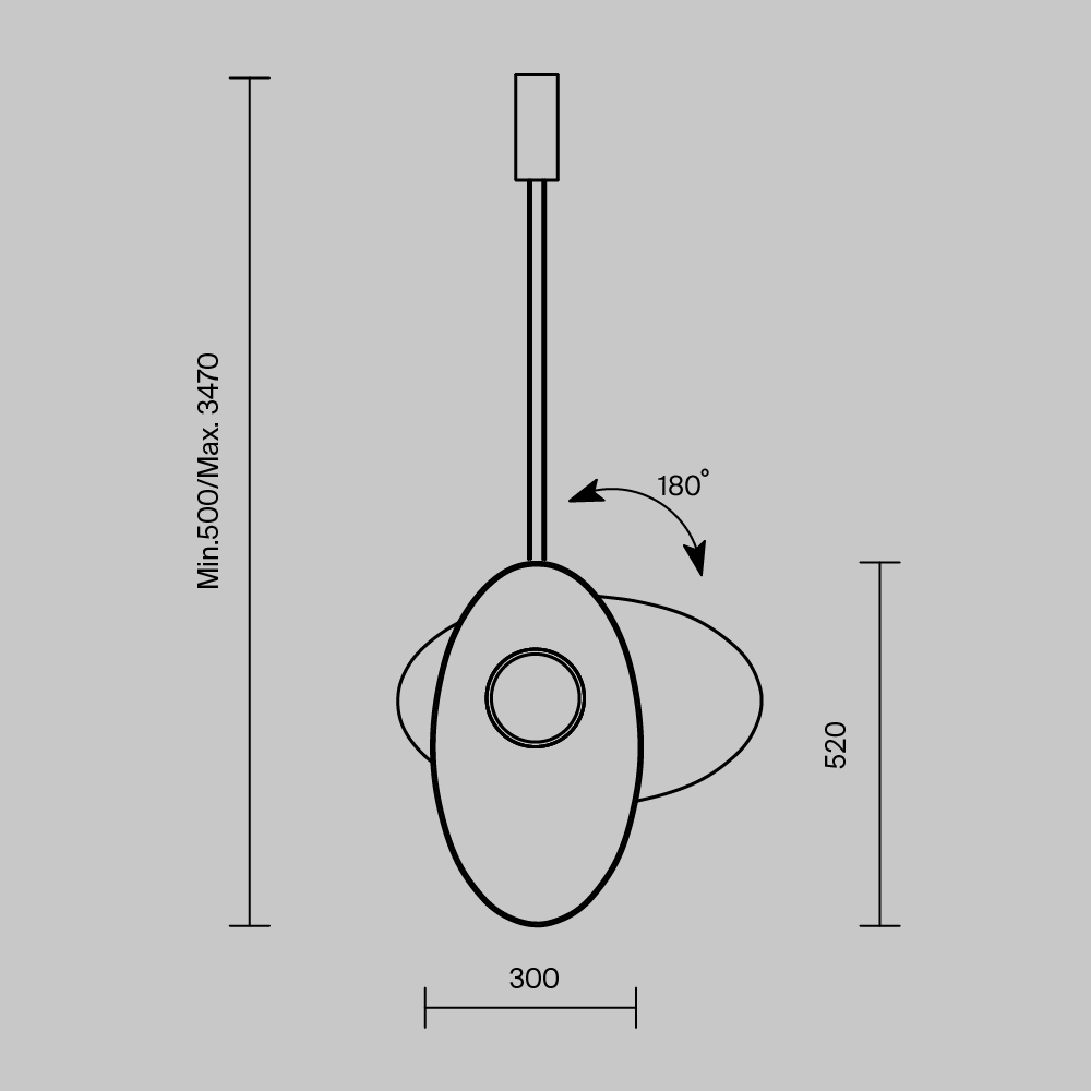 Подвесной светильник Evolution 3000К 9Вт в Сочи