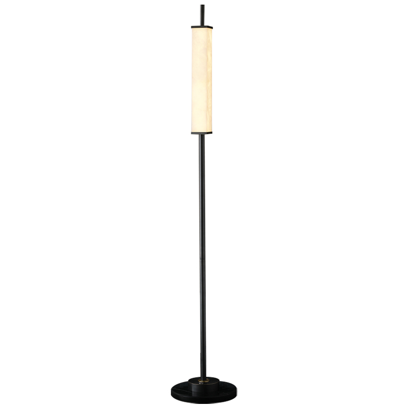 Торшер Gaelle Modern Marble Floor Lamp Белый Мрамор Bianco Темная медь Черный в Сочи | Loft Concept 