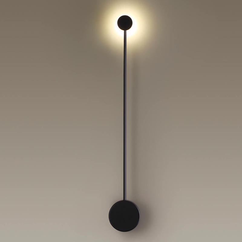 Бра Pin Wall Light Black 70 Черный в Сочи | Loft Concept 