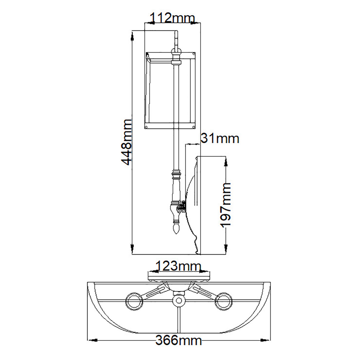 Бра с 2-мя бежевыми абажурами в классическом стиле Hinkley в Сочи