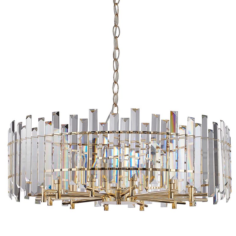 Люстра Langley Chandelier gold 80 Золотой Прозрачный в Сочи | Loft Concept 