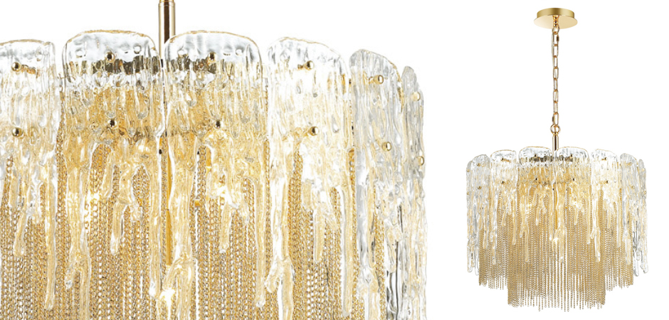 Люстра Ice and Gold Chains - Loft-Concept в Сочи