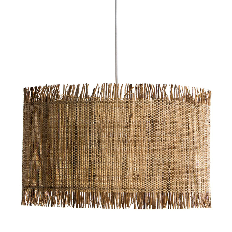 Подвесной светильник Wicker Raffia Hanging lamp Коричневый в Сочи | Loft Concept 