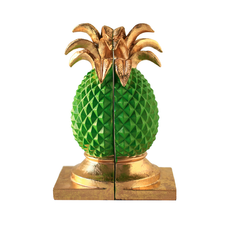 Держатель для книг Green Pineapple Book Holder Зеленый Золотой в Сочи | Loft Concept 