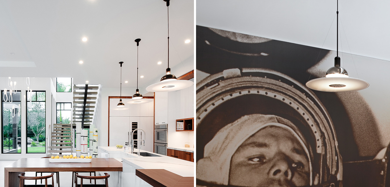 Подвесной светильник Flos Frisbi Lamp - фото