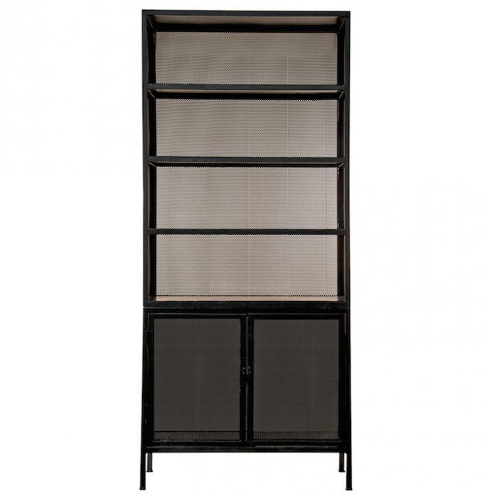 Буфет Industrial Loft Dark Metal Mesh Cabinet Черный в Сочи | Loft Concept 