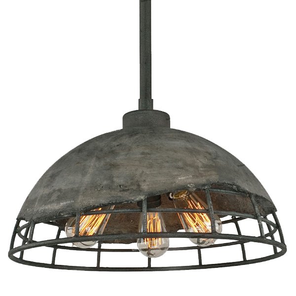 Подвесной светильник Stone industrial lamp 3 Серый (Gray) в Сочи | Loft Concept 