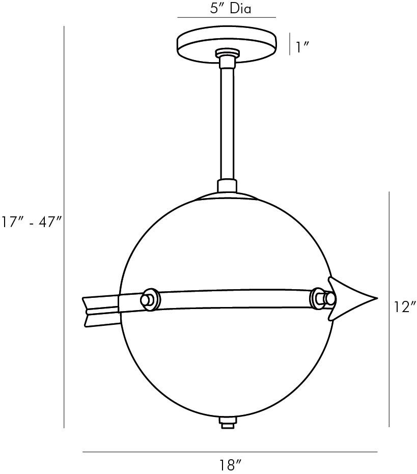 Люстра Arteriors CELESTIAL PENDANT в Сочи