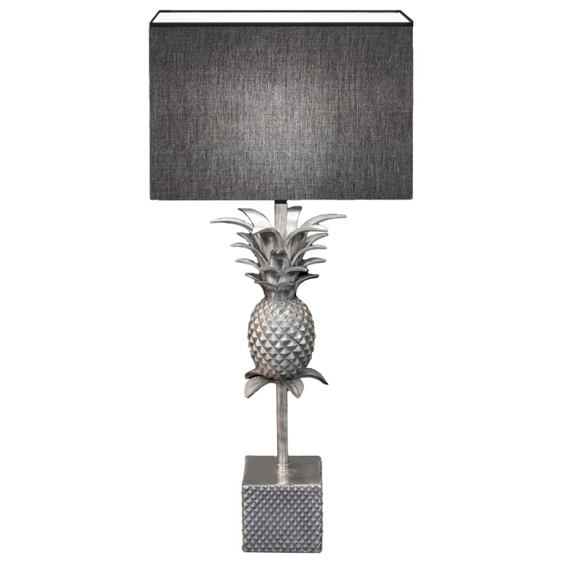 Настольная лампа LAMPTABLE PINEAPPLE STRAIGHT Gray Серый Серебряный в Сочи | Loft Concept 