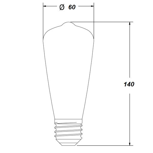 Лампочка Loft Edison Retro Bulb №1 в Сочи