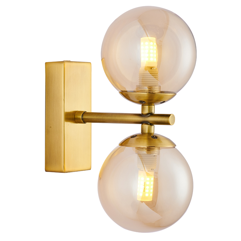 Бра Berries Sconce amber Латунь Янтарь (Amber) в Сочи | Loft Concept 