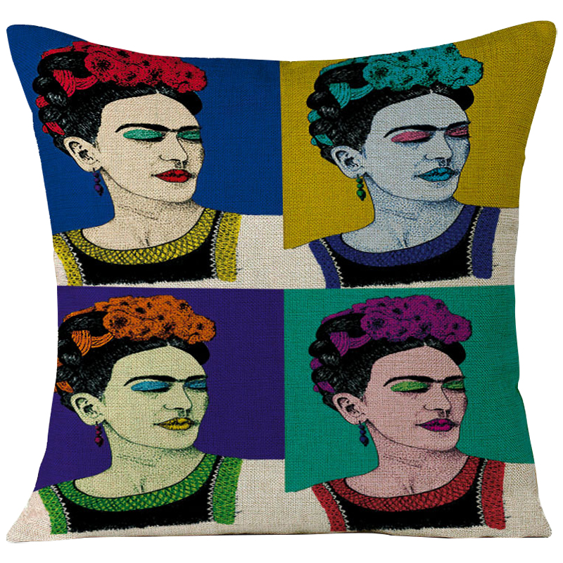 Декоративная подушка Frida Kahlo 12 Мульти в Сочи | Loft Concept 