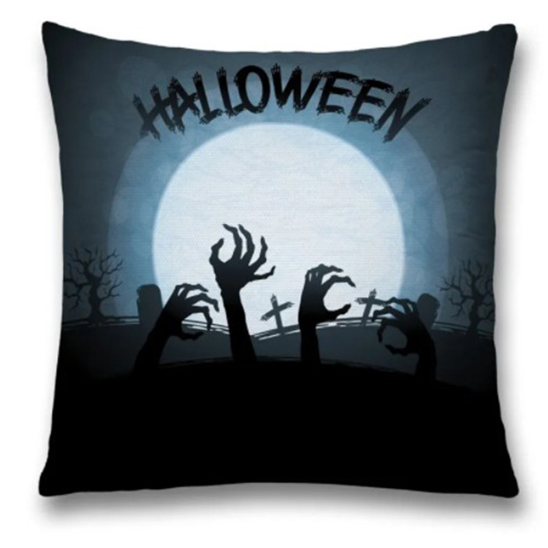 Подушка Halloween Zombie Синий Черный в Сочи | Loft Concept 