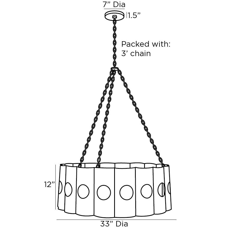 Люстра Arteriors SACRAMENTO CHANDELIER в Сочи