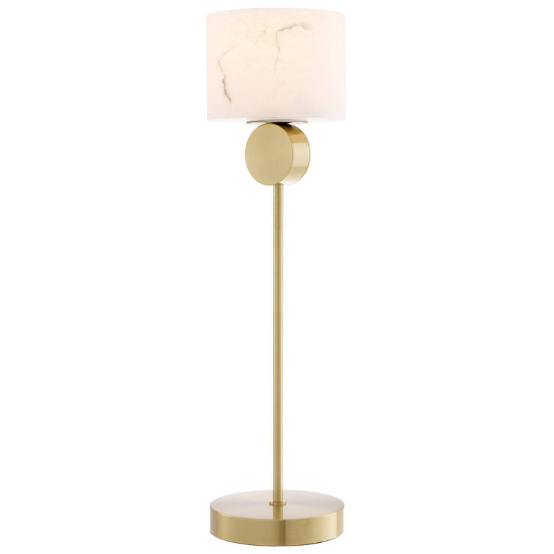 Настольная лампа Eichholtz Table Lamp Etruscan Латунь Белый в Сочи | Loft Concept 