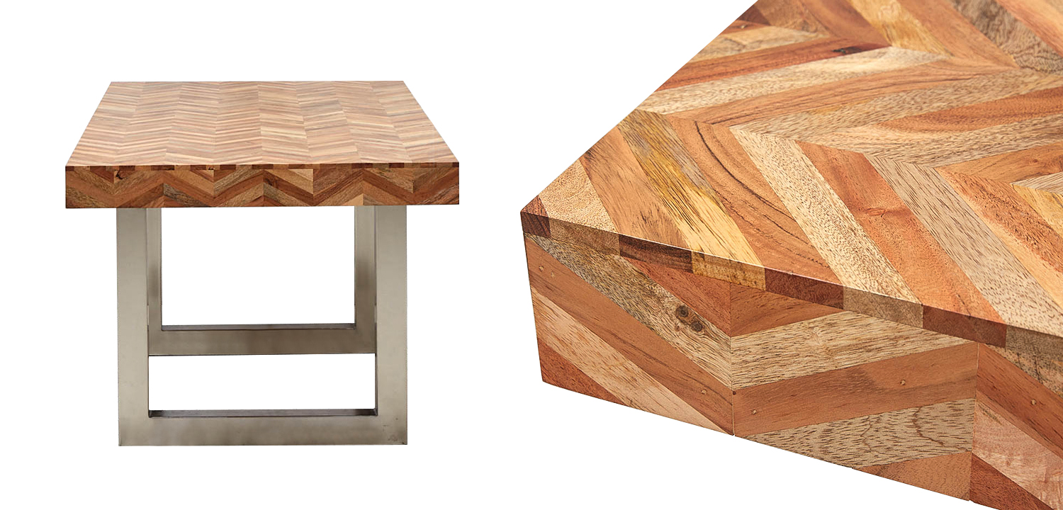 Обеденный стол Chevron Dining Table - фото