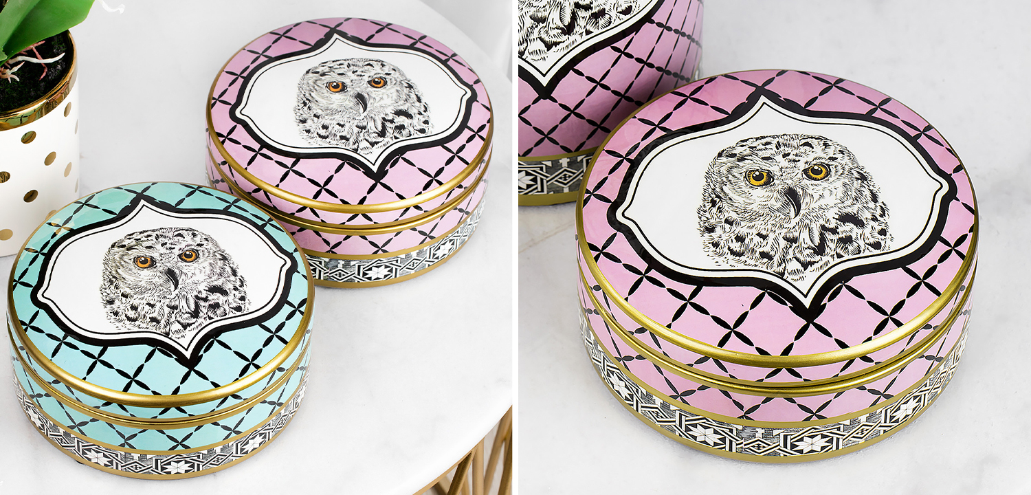 Шкатулка Owl Collection Pink Box - фото