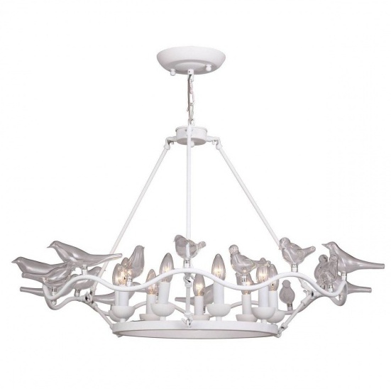 Люстра Dove Chandelier Glass Bird White Белый в Сочи | Loft Concept 