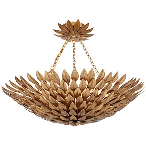 Люстра Crystorama Broche plumage  Antique Gold CHANDELIER Золотой в Сочи | Loft Concept 