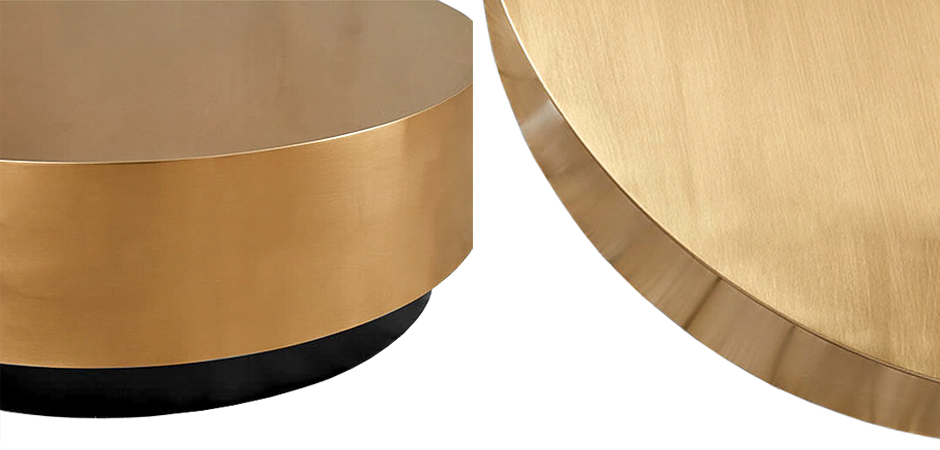 Кофейный столик Gold Washer Coffee Table Кофейный столик Gold Washer Coffee Table - Loft-Concept в Сочи
