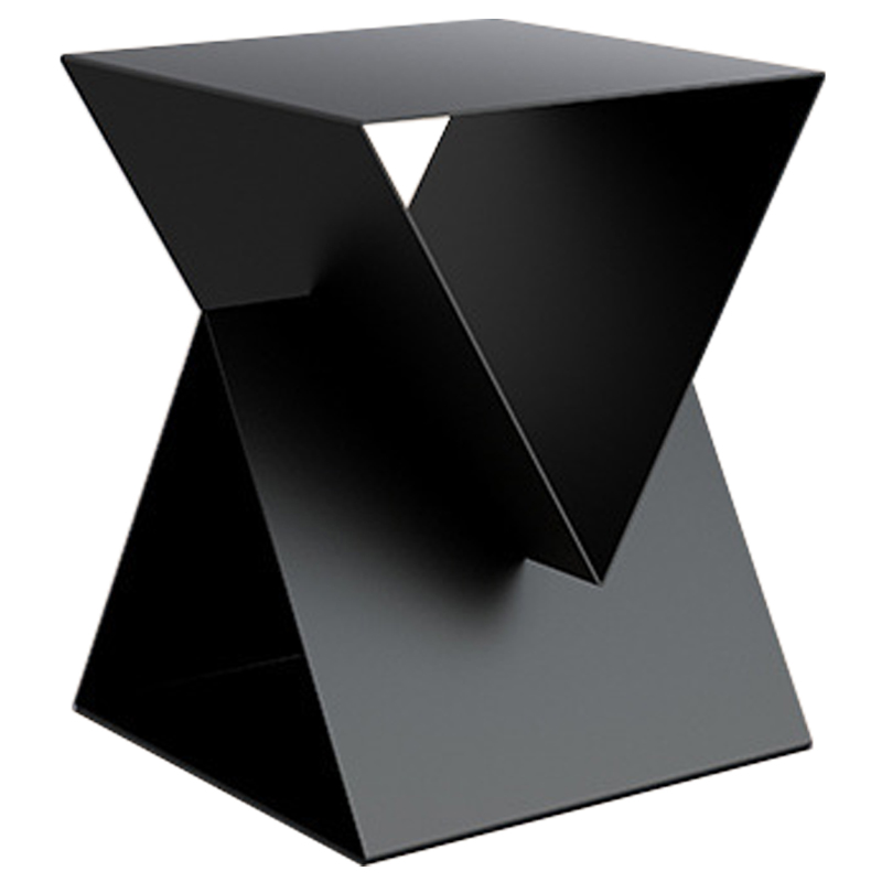 Приставной стол Two Triangles Black Side Table Черный в Сочи | Loft Concept 