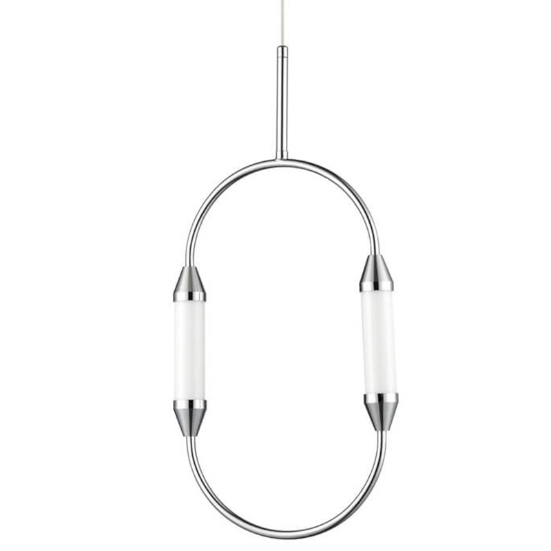 Подвесной светильник Giopato & Coombes CIRQUE Pendant Ellipse Vertical Chrome S Хром в Сочи | Loft Concept 