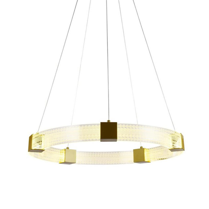 Подвесной Светильник Кольцо Ring Horizontal Ornament Meander 1 Золотой Прозрачный Подвесной Светильник Кольцо Ring Horizontal Ornament Meander 1 Золотой Прозрачный в Сочи | Loft Concept