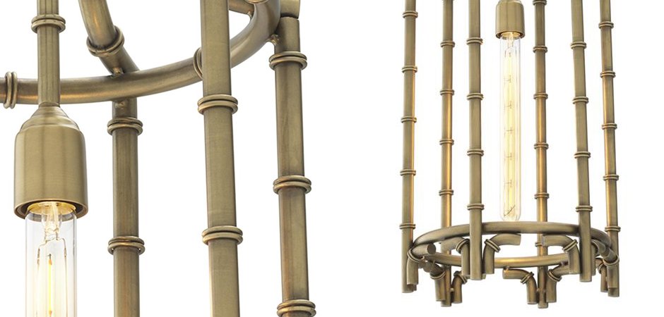 Люстра Eichholtz Lantern Vasco Brass - Loft-Concept в Сочи