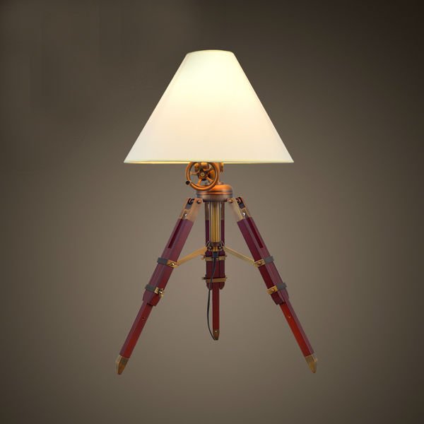 Настольная лампа Table Standing Lamp Red Бургундский красный в Сочи | Loft Concept 