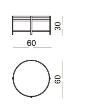 Столик Ula Low table ULA001 в Сочи