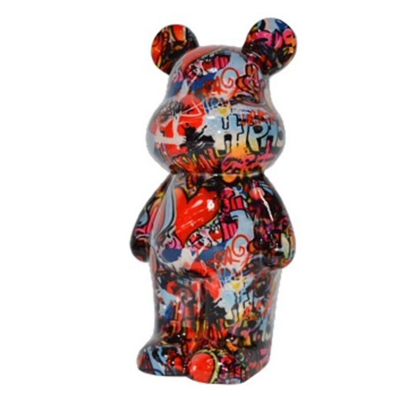 Статуэтка Graffiti Bear red Мульти в Сочи | Loft Concept 