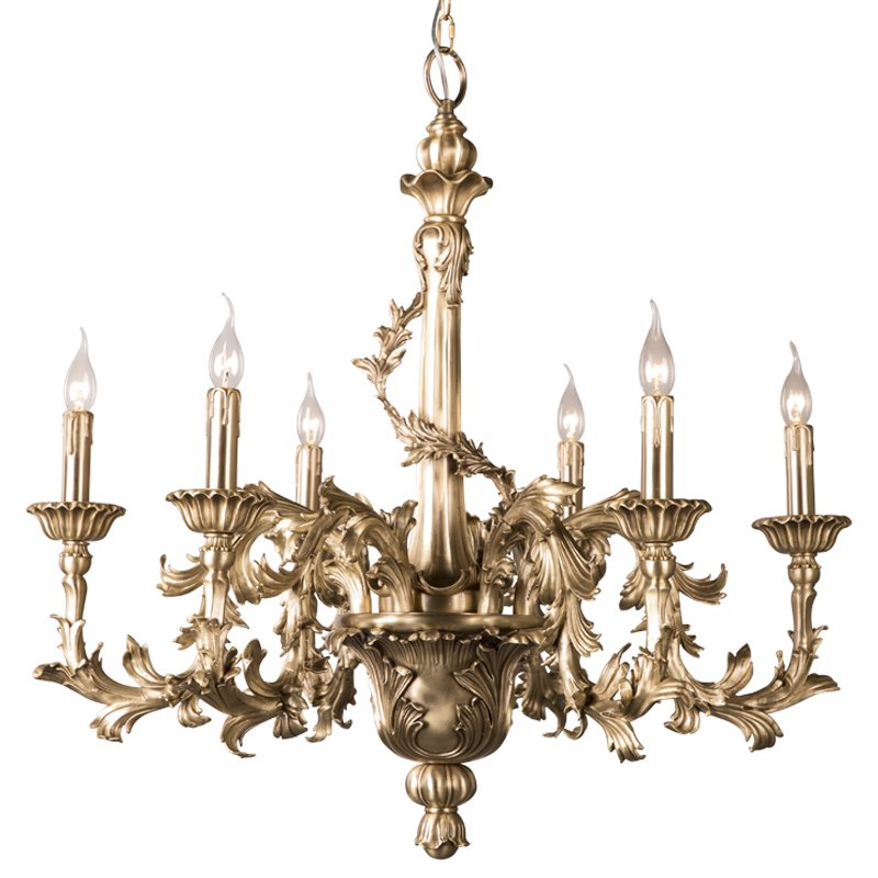 Люстра Baroque Chandelier Латунь в Сочи | Loft Concept 