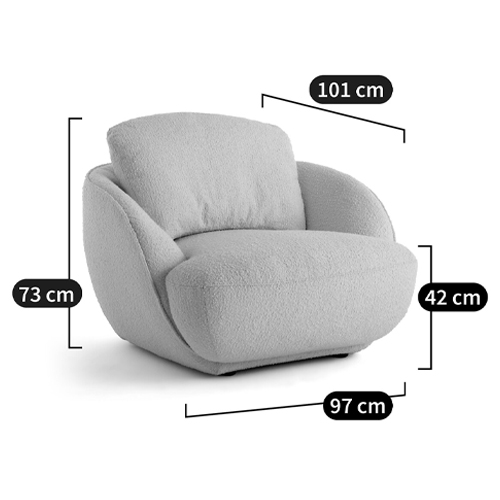 Полукруглое мягкое кресло Halle Green Armchair в Сочи