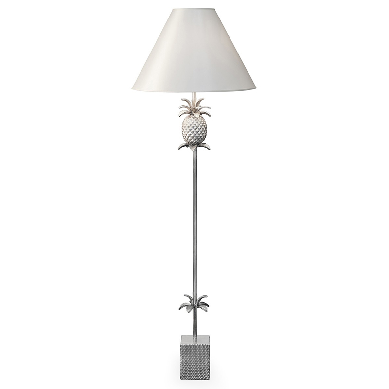 Торшер FLOOR LAMP PINEAPPLE CONE white Алюминий Белый в Сочи | Loft Concept 