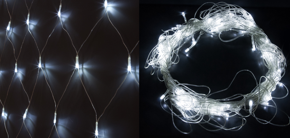 Гирлянда-Сетка Белым свет диодов - Loft-Concept в Сочи