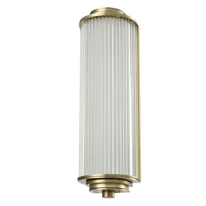 Бра Brion Glass TUBE Wall Lamp Brass Латунь Прозрачный (Transparent) в Сочи | Loft Concept 