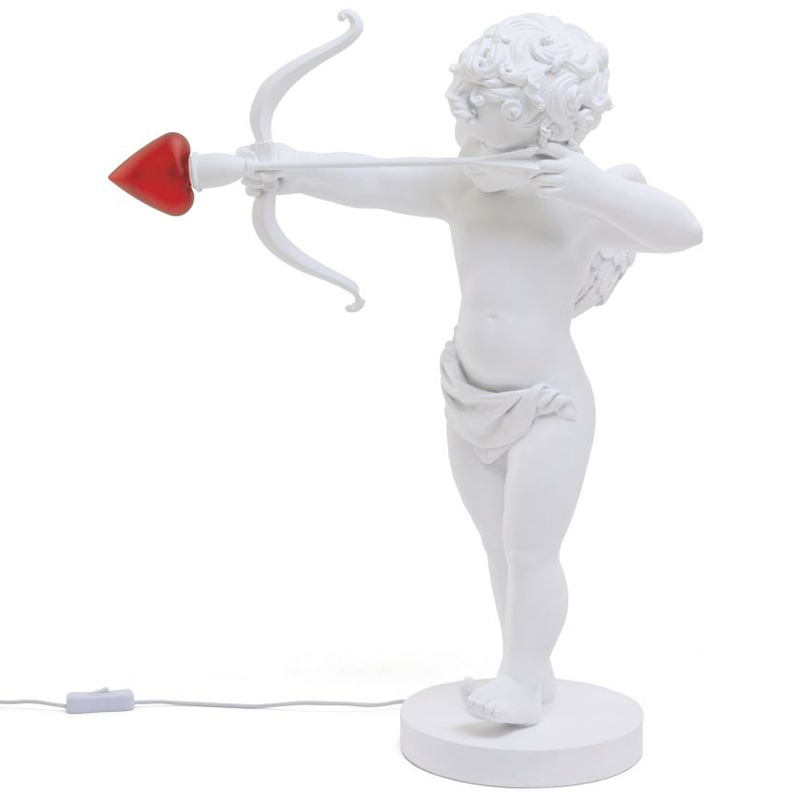 Настольная лампа Купидон со стрелой Seletti Cupid Lamp Белый в Сочи | Loft Concept 