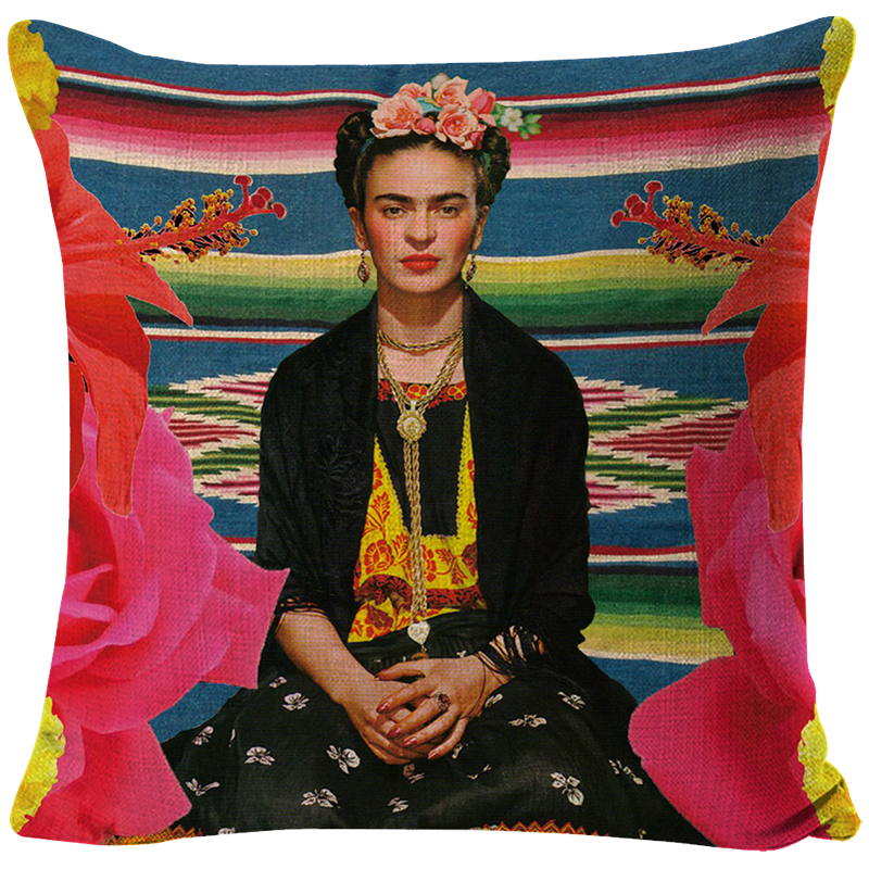 Декоративная подушка Frida Kahlo 6 Мульти в Сочи | Loft Concept 