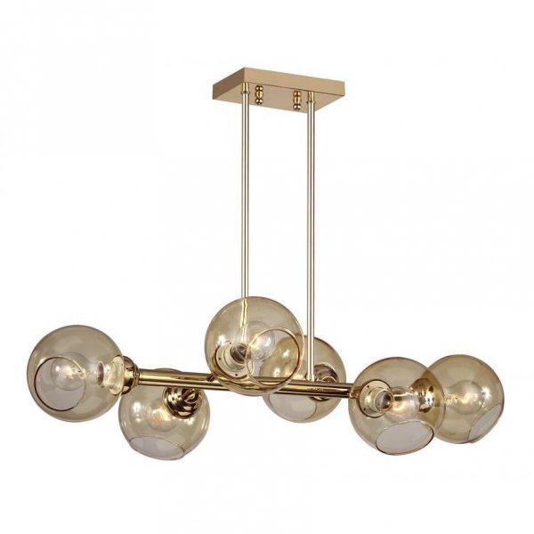 Люстра Glass Bubble Chandelier Brass Латунь в Сочи | Loft Concept 