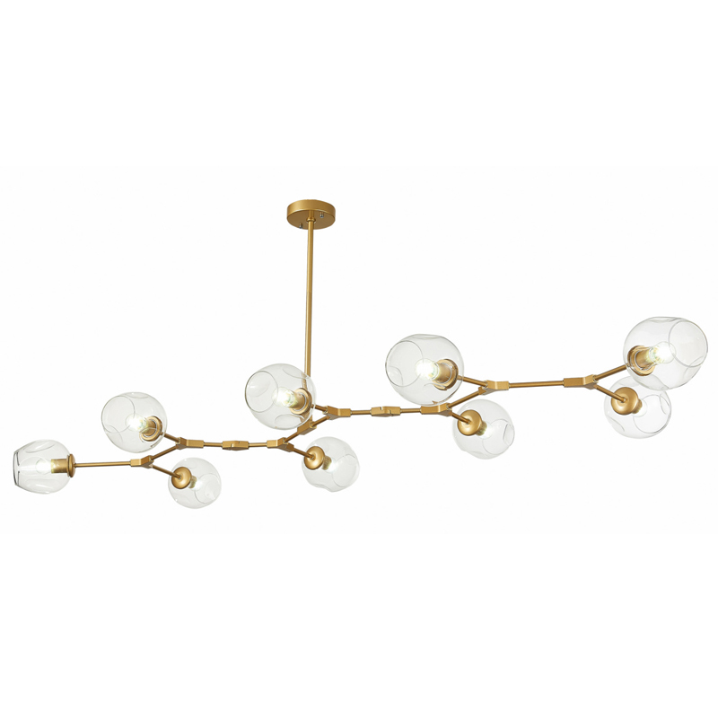 Люстра Branching Bubble Chandelier 9 gold Золотой в Сочи | Loft Concept 