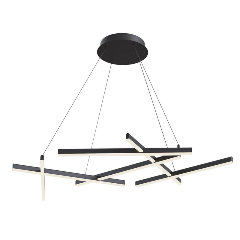 Люстра Smeragde Light Chandelier black Черный в Сочи | Loft Concept 