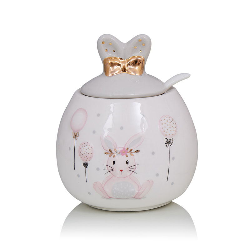 Ваза Kids Vase Bunny III Розовый пастельный Серый в Сочи | Loft Concept 