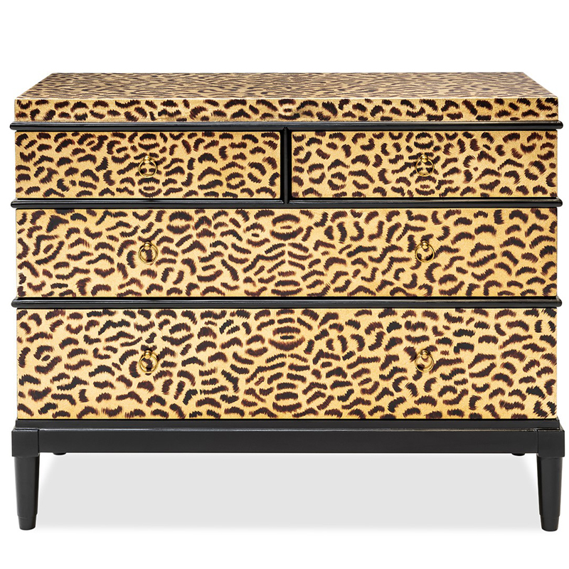 Комод DRESSER KRIZIA leopard Карамель Черный в Сочи | Loft Concept 