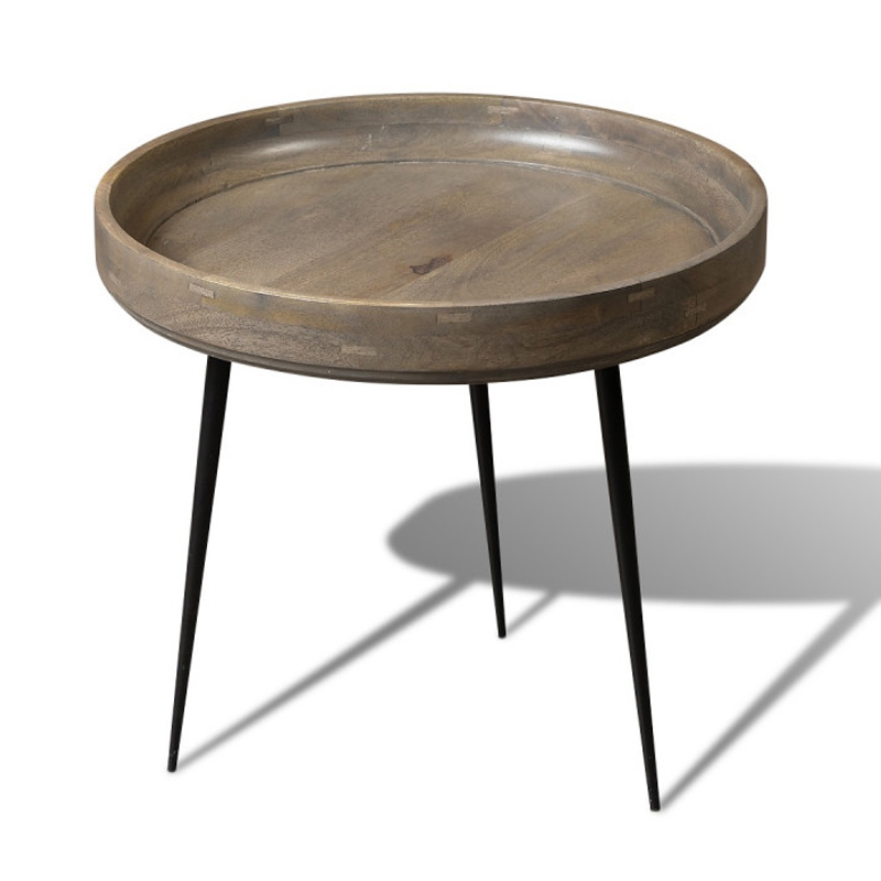 Кофейный стол Davidson Coffee Table platinum 47 Серый Черный в Сочи | Loft Concept 